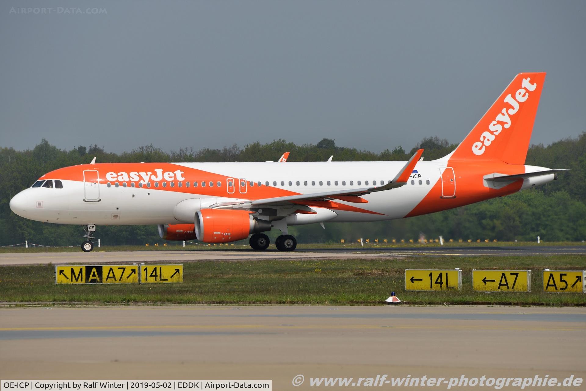 OE-ICP, 2015 Airbus A320-214 C/N 6605, Airbus A320-214(W) -EC EJU easyJet Europe - 6605 - OE-ICP - 02.05.2019 - CGN