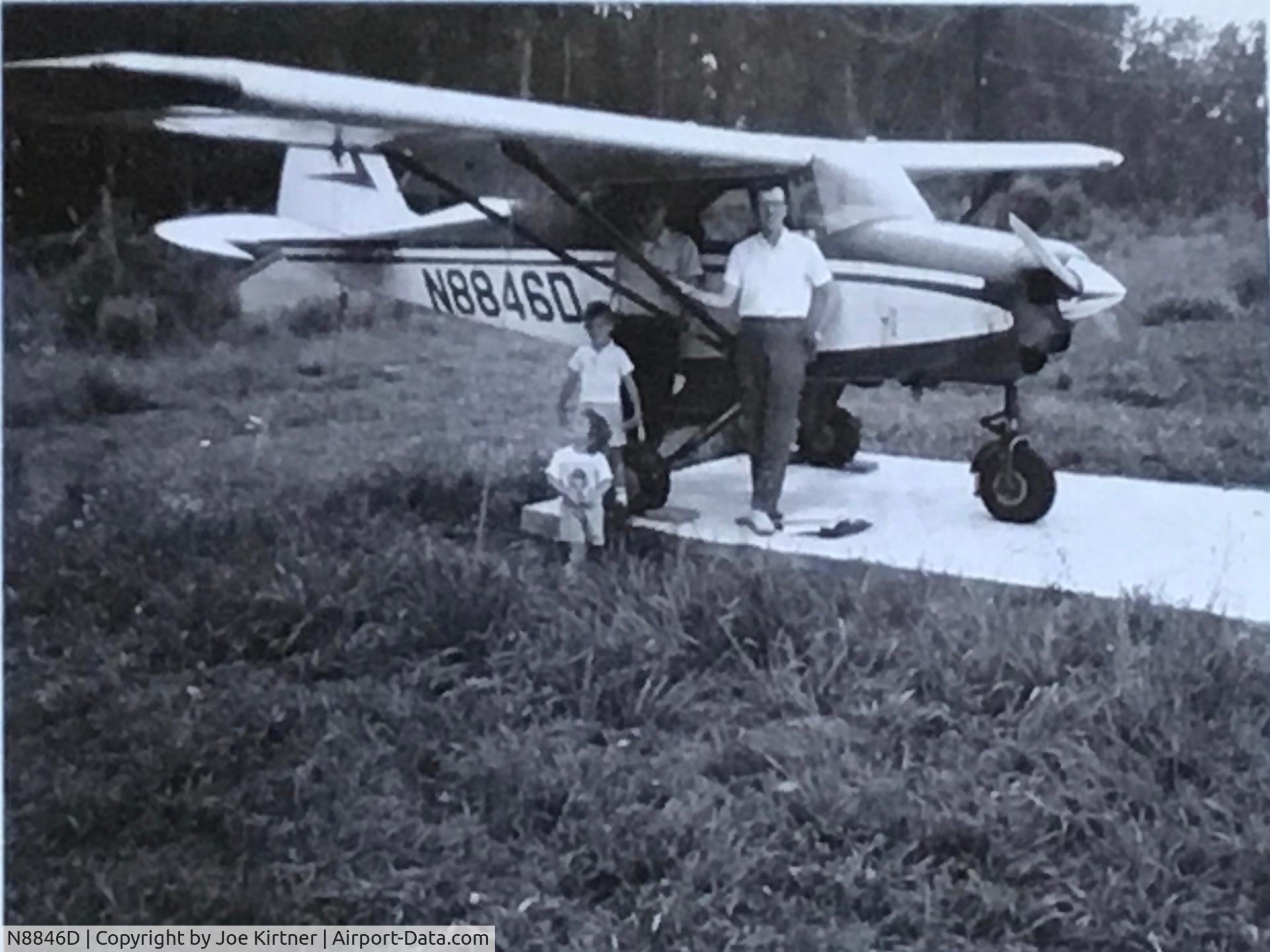 N8846D, Piper PA-22-160 Tri Pacer C/N 226016, Donald E. Kirtner with son Donald L. Kirtner and daughter Sue Ellen Kirtner.