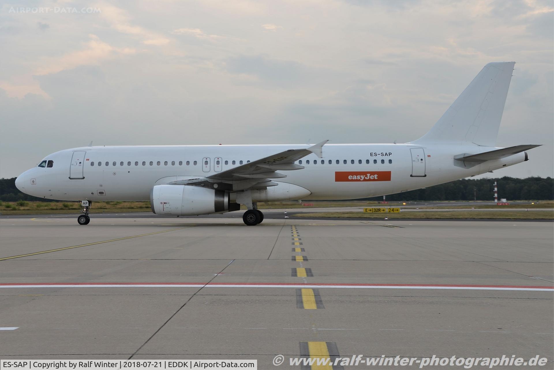 ES-SAP, 2000 Airbus A320-232 C/N 1183, Airbus A320-232 - 6X MYX SmartLynx Estonia opf easyJet - 1183 - ES-SAP - 21.07.2018 - CGN.