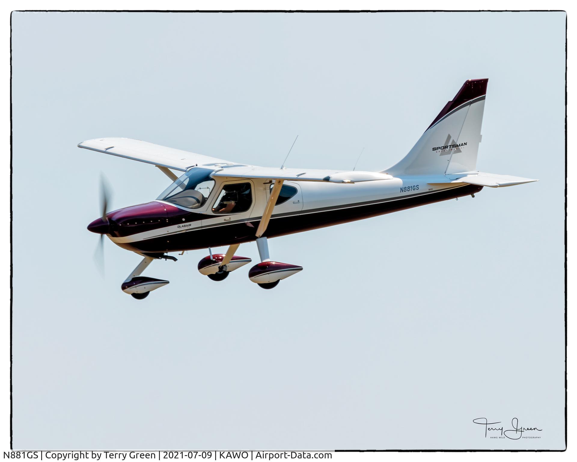 N881GS, 2019 Glasair GS-2 Sportsman C/N 7488, KAWO