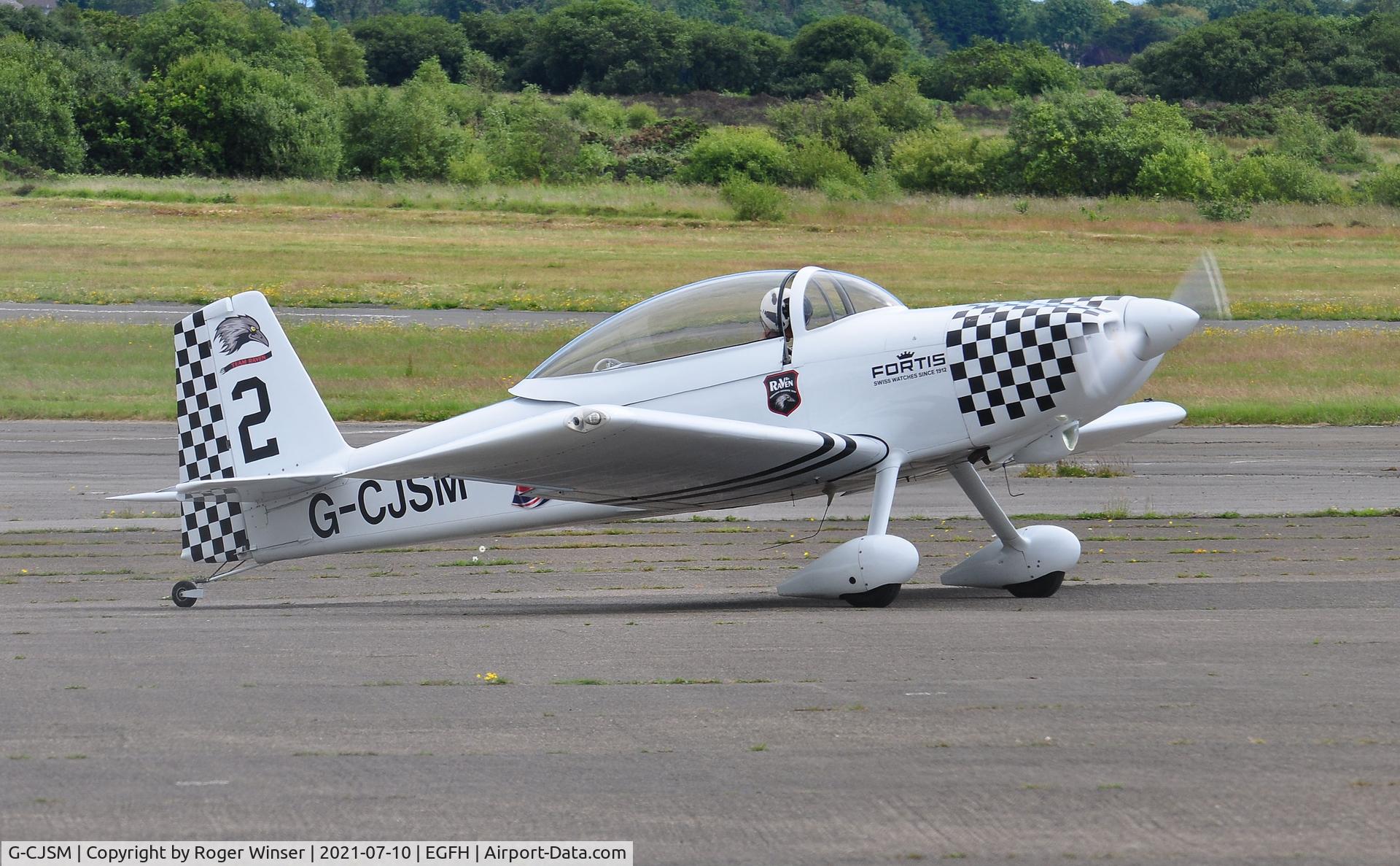 G-CJSM, 2016 Vans RV-8 C/N LAA 303-15296, Resident aircraft (Raven 2 of Team Raven).