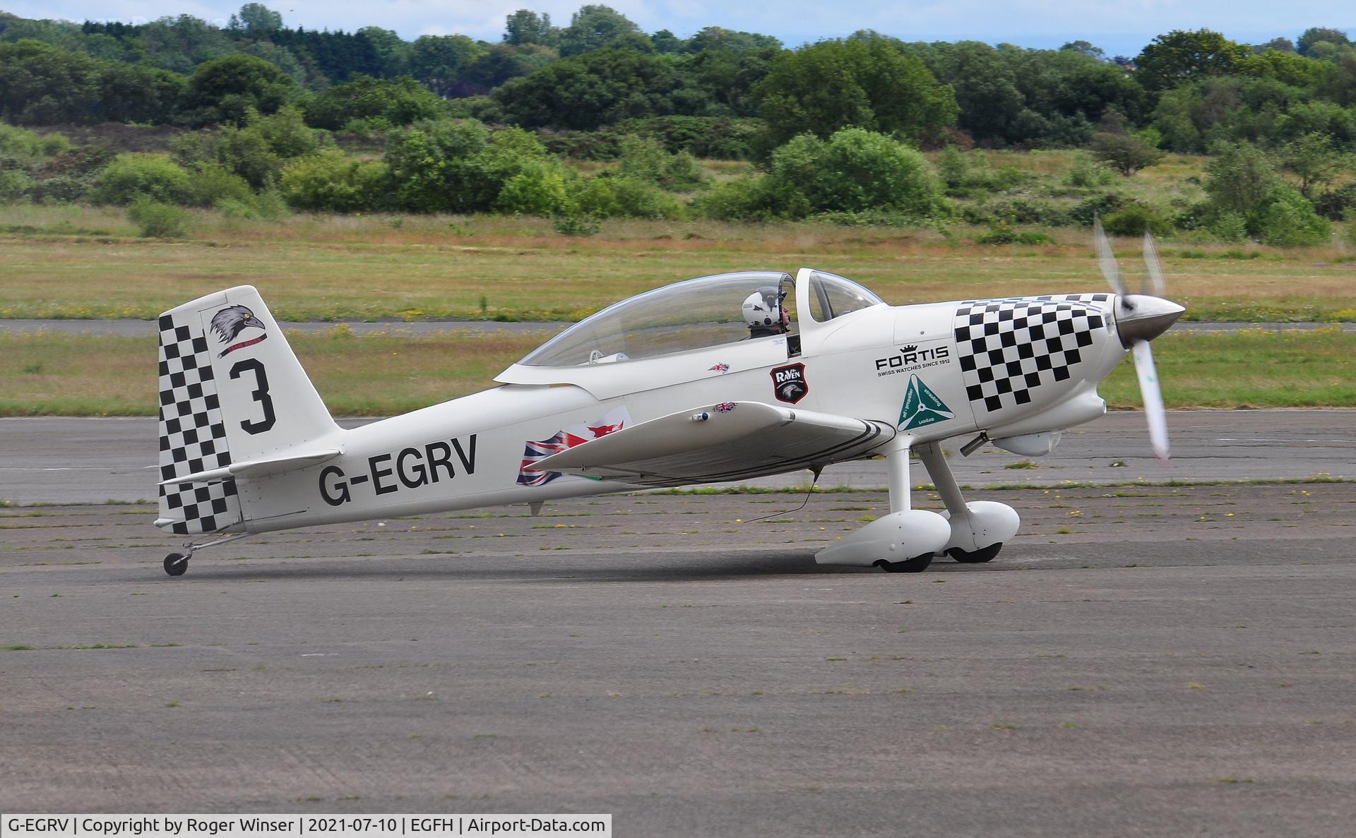 G-EGRV, 2007 Vans RV-8 C/N PFA 303-13639, Resident aircraft (Raven 3 of Team Raven).