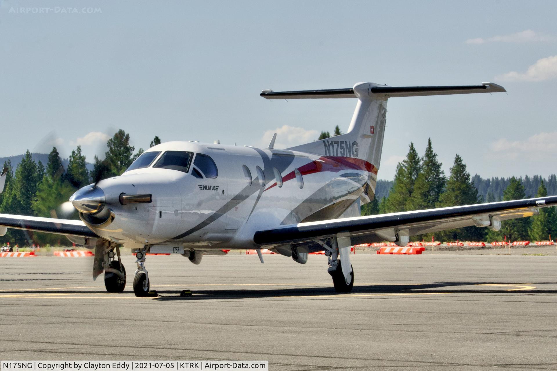 N175NG, 2017 Pilatus PC-12/47E C/N 1757, Truckee Airport California 2021.