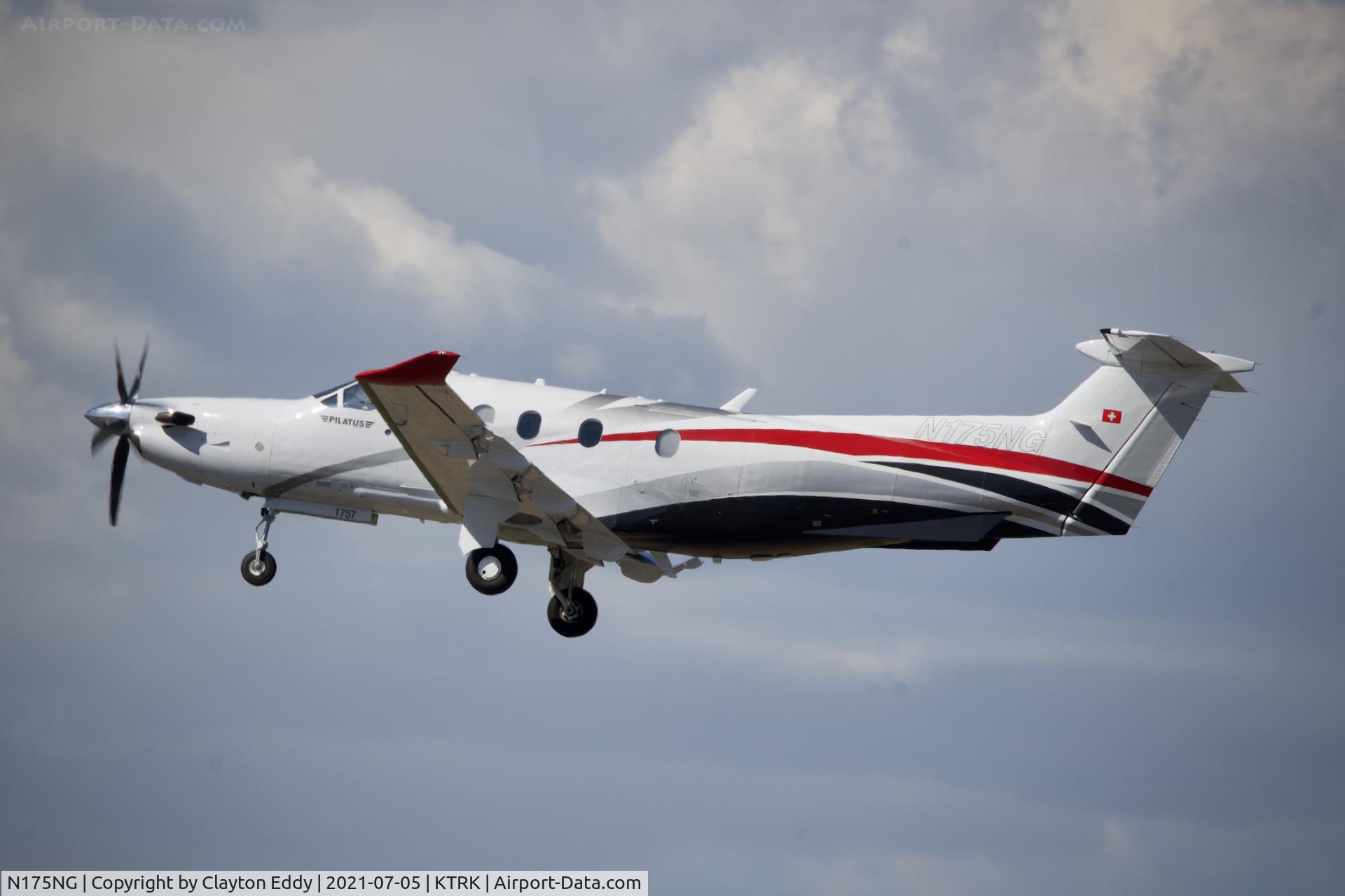 N175NG, 2017 Pilatus PC-12/47E C/N 1757, Truckee Airport California 2021.