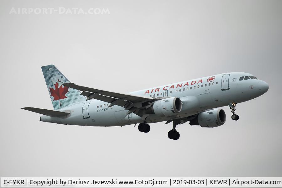 C-FYKR, 1997 Airbus A319-114 C/N 693, Airbus A319-114 - Air Canada  C/N 693, C-FYKR