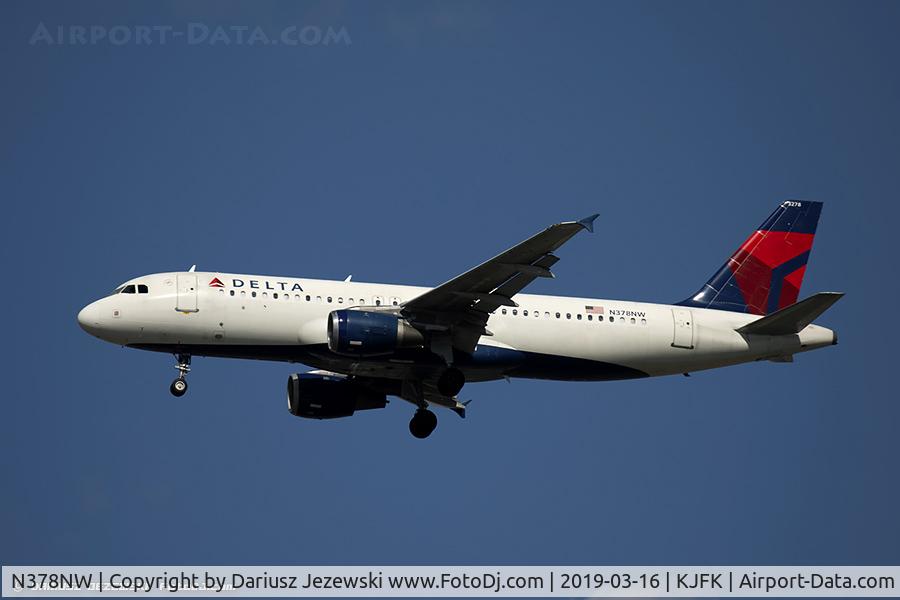 N378NW, 2003 Airbus A320-211 C/N 2092, Airbus A320-212 - Delta Air Lines  C/N 2092, N378NW