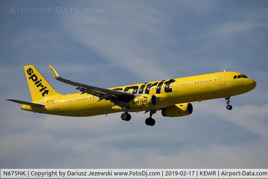 N675NK, 2017 Airbus A321-231 C/N 7668, Airbus A321-231(WL) - Spirit Airlines  C/N 7668, N675NK