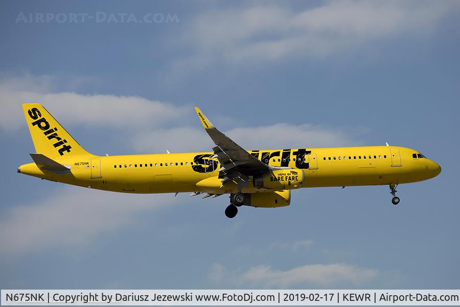 N675NK, 2017 Airbus A321-231 C/N 7668, Airbus A321-231(WL) - Spirit Airlines  C/N 7668, N675NK