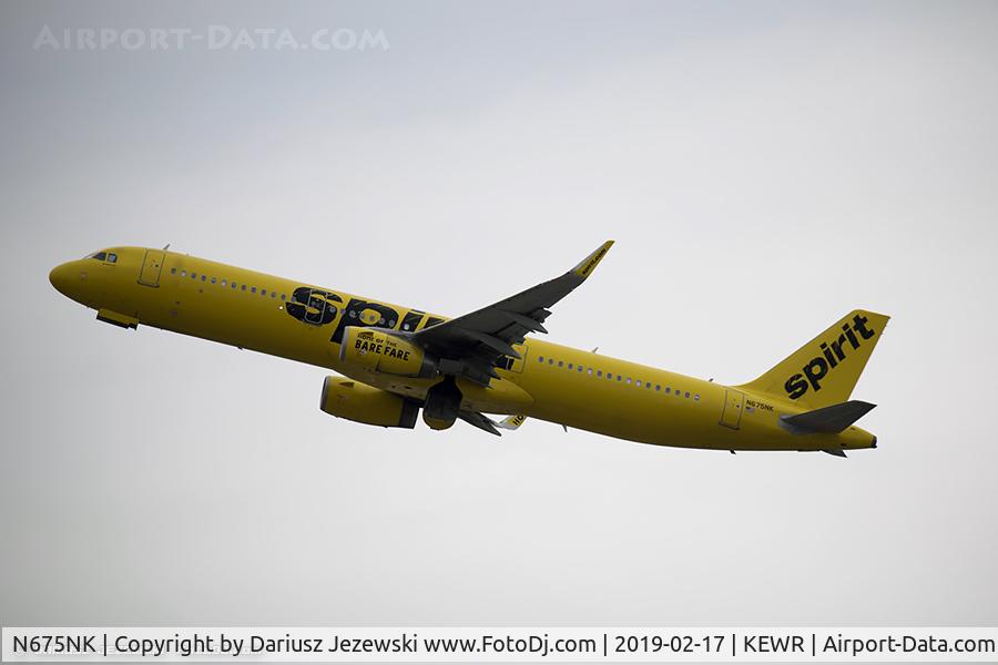 N675NK, 2017 Airbus A321-231 C/N 7668, Airbus A321-231(WL) - Spirit Airlines  C/N 7668, N675NK