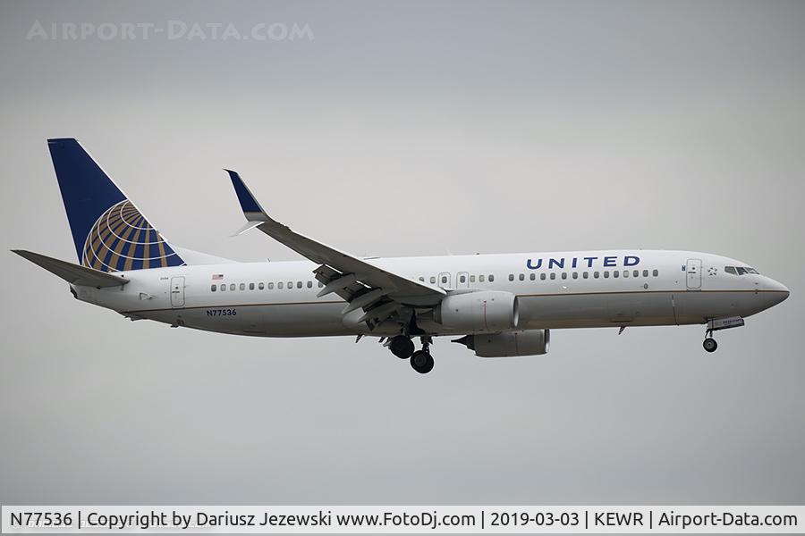 N77536, 2016 Boeing 737-824 C/N 62766, Boeing 737-824 - United Airlines  C/N 62766, N77536