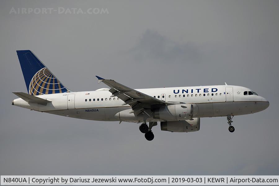N840UA, 2001 Airbus A319-131 C/N 1522, Airbus A319-131 - United Airlines  C/N 1522, N840UA