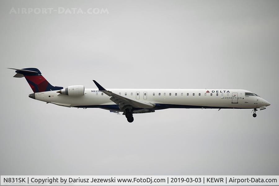 N831SK, 2018 Bombardier CRJ-900LR (CL-600-2D24) C/N 15454, Beech 1900D - Midwest Connect (Skyway Airlines)   C/N UE-83, N831SK