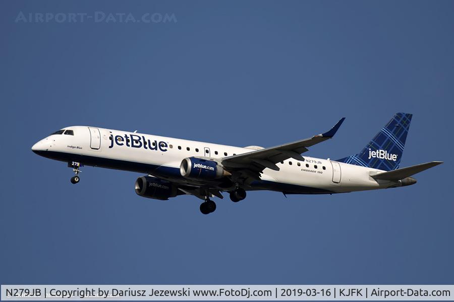 N279JB, 2007 Embraer 190AR (ERJ-190-100IGW) C/N 19000090, Embraer 190AR (ERJ-190-100IGW) 