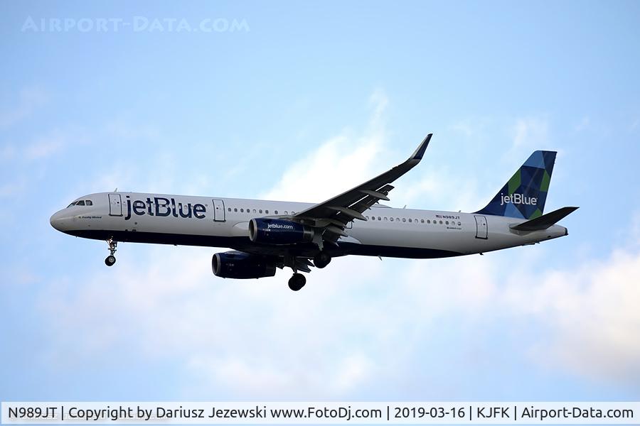 N989JT, 2017 Airbus A321-231 C/N 7924, Airbus A321-231(WL) - JetBlue Airways  C/N 7924, N989JT