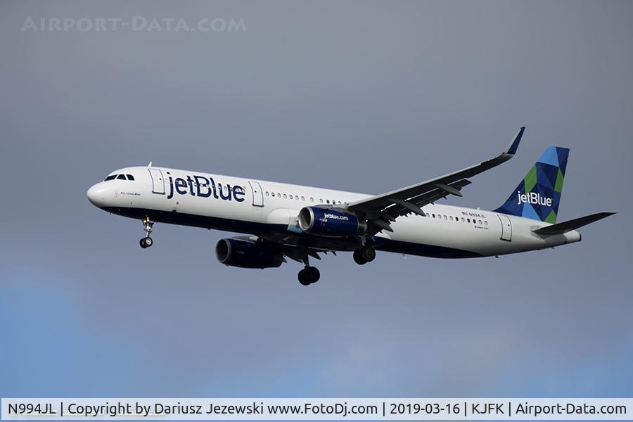 N994JL, 2018 Airbus A321-231 C/N 8185, Airbus A321-231 