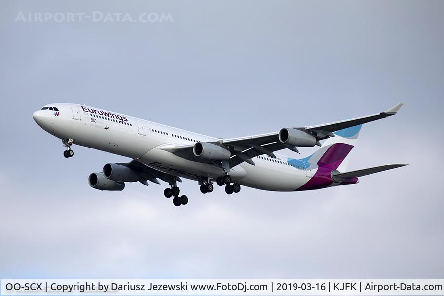 OO-SCX, 2000 Airbus A340-313X C/N 354, Airbus A340-313 - Eurowings  C/N 354, OO-SCX