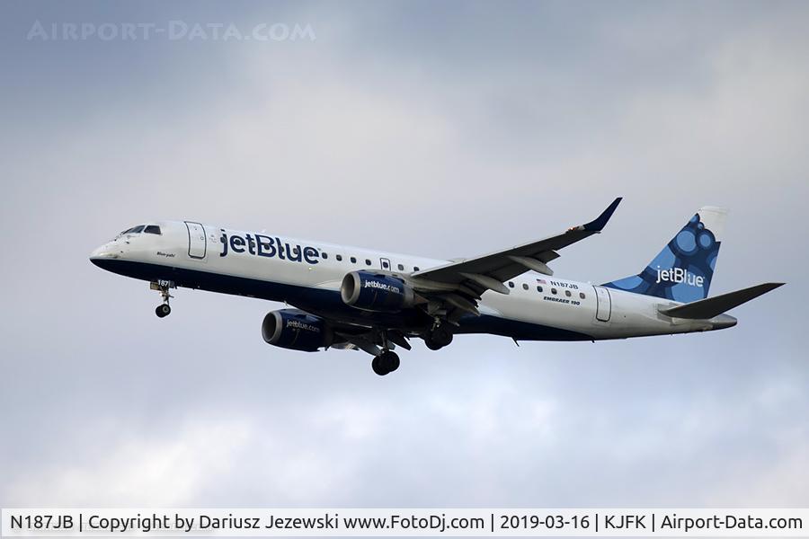N187JB, 2005 Embraer 190AR (ERJ-190-100IGW) C/N 19000009, Embraer 190AR (ERJ-190-100IGW)  
