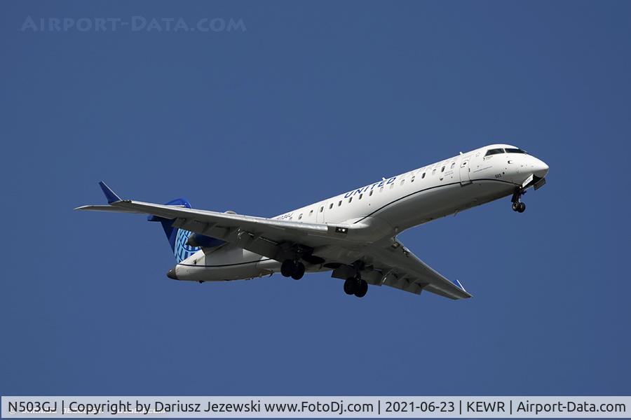N503GJ, 2001 Bombardier CRJ-701 (CL-600-2C10) C/N 10019, Bombardier CRJ-550 - United Express (GoJet Airlines)  C/N 10019, N503GJ