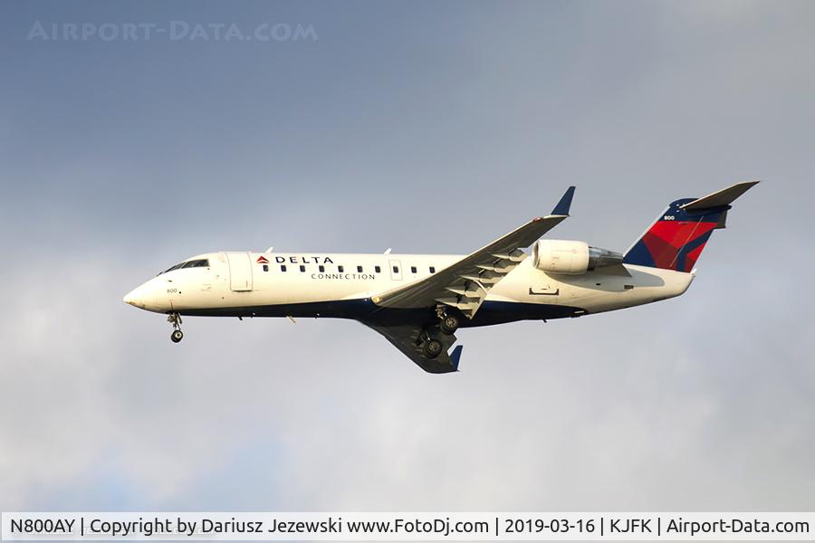 N800AY, 2004 Bombardier CRJ-200ER (CL-600-2B19) C/N 8000, Bombardier CRJ-440 (CL-600-2B19) - Delta Connection (Endeavor Air)   C/N 8000, N800AY