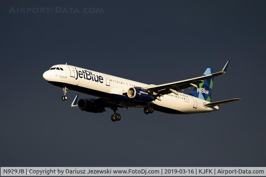 N929JB, 2014 Airbus A321-231 C/N 6031, Airbus A321-231  