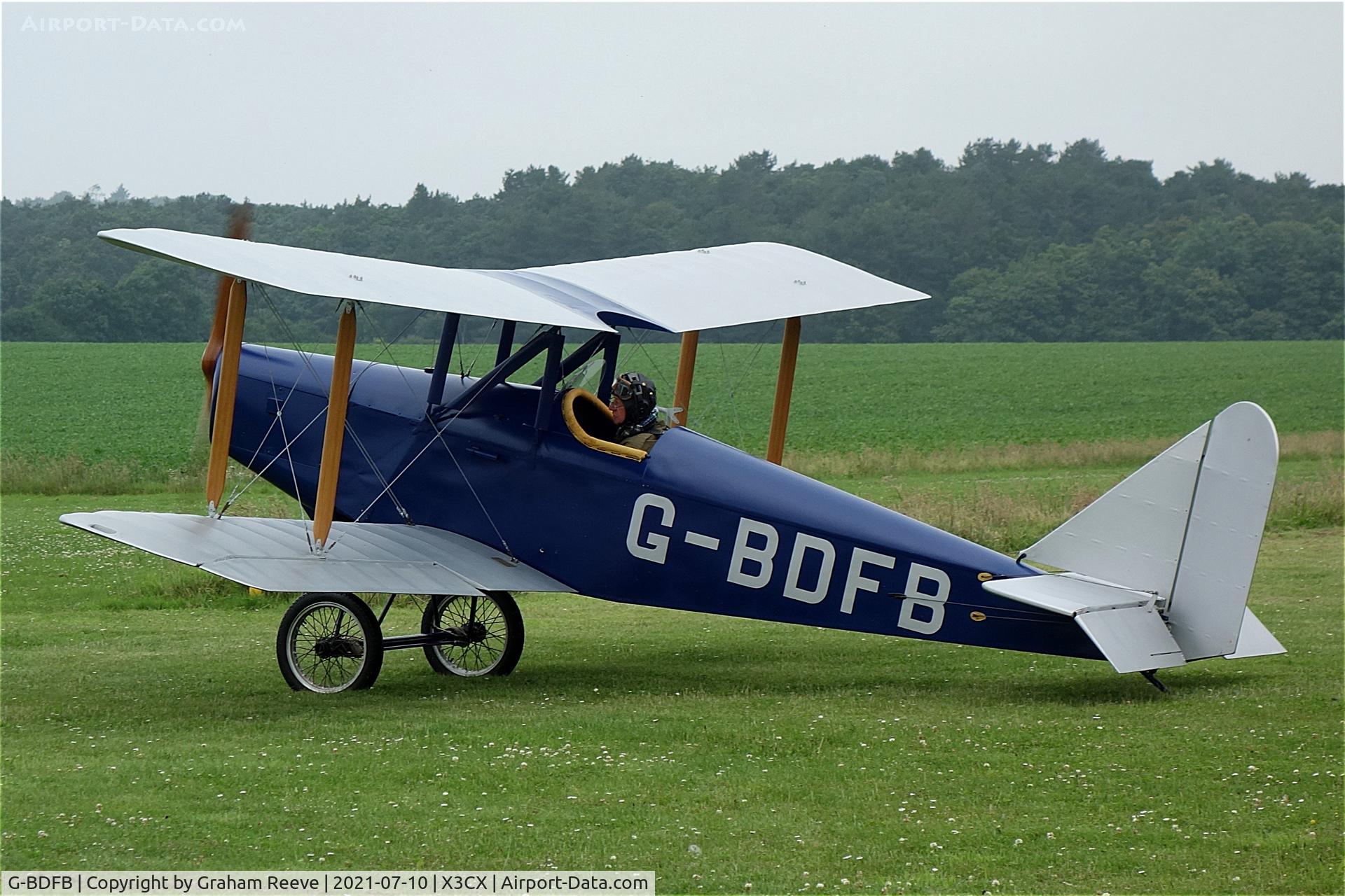 G-BDFB, 1991 Currie Wot C/N PFA 3008, Departing from Northrepps.