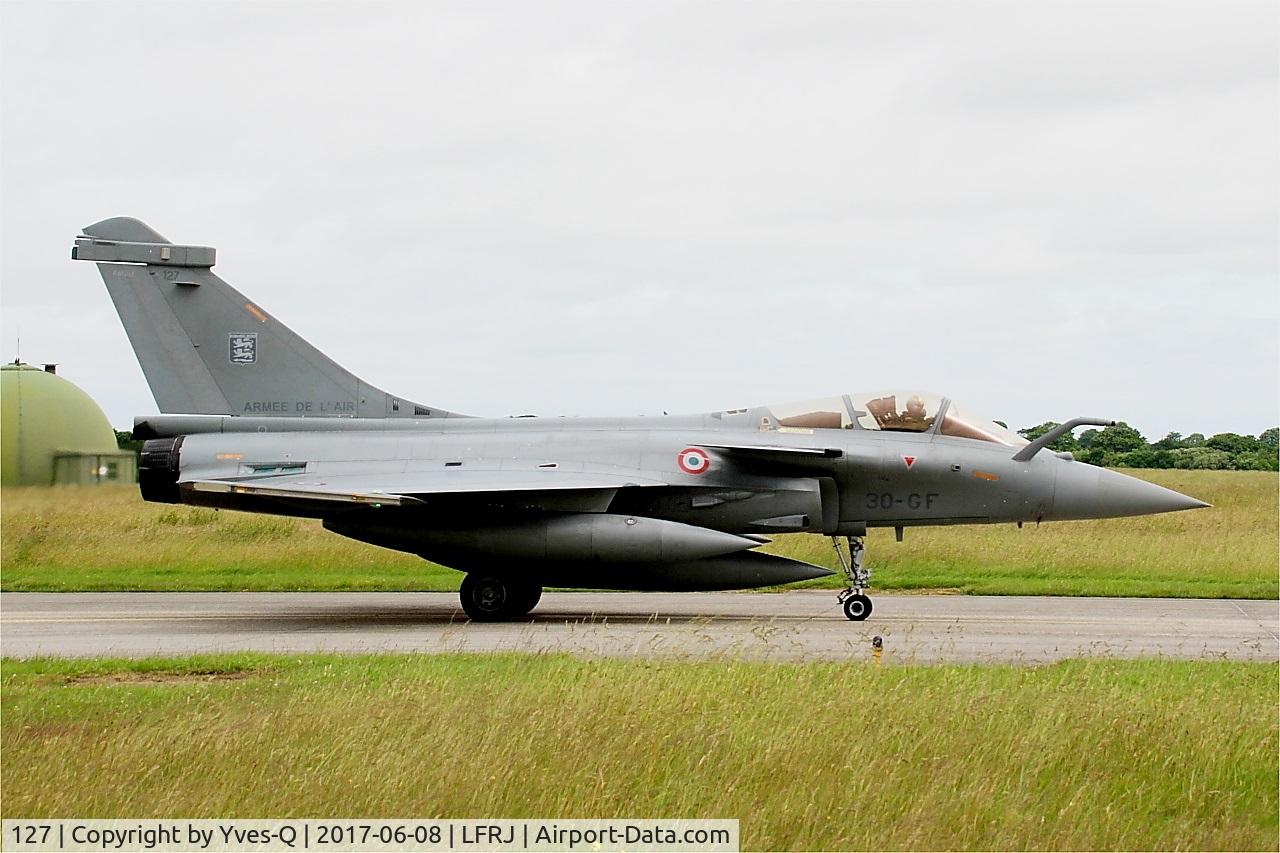 127, Dassault Rafale C C/N 127, Dassault Rafale C, Taxiing to flight line, Landivisiau Naval Air Base (LFRJ) Tiger Meet 2017