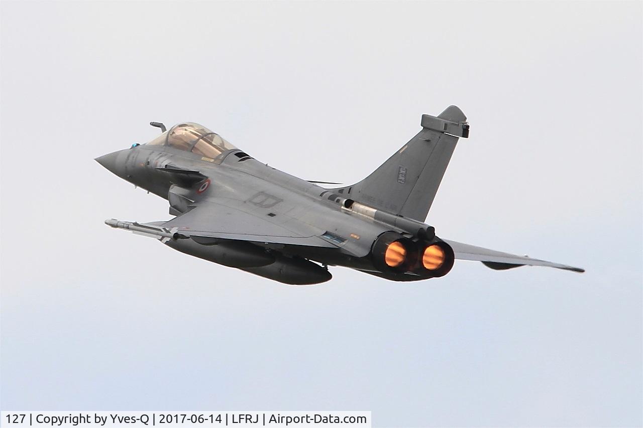 127, Dassault Rafale C C/N 127, Dassault Rafale C, Climbing from rwy 26, Landivisiau Naval Air Base (LFRJ) Tiger Meet 2017