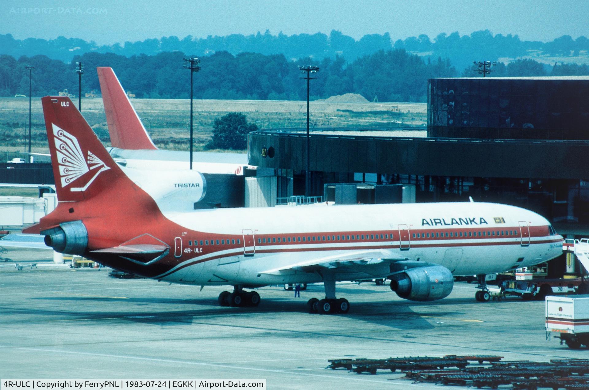 4R-ULC, 1973 Lockheed L-1011-385-1-15 TriStar 100 C/N 193P-1053, Air Lanka L1011