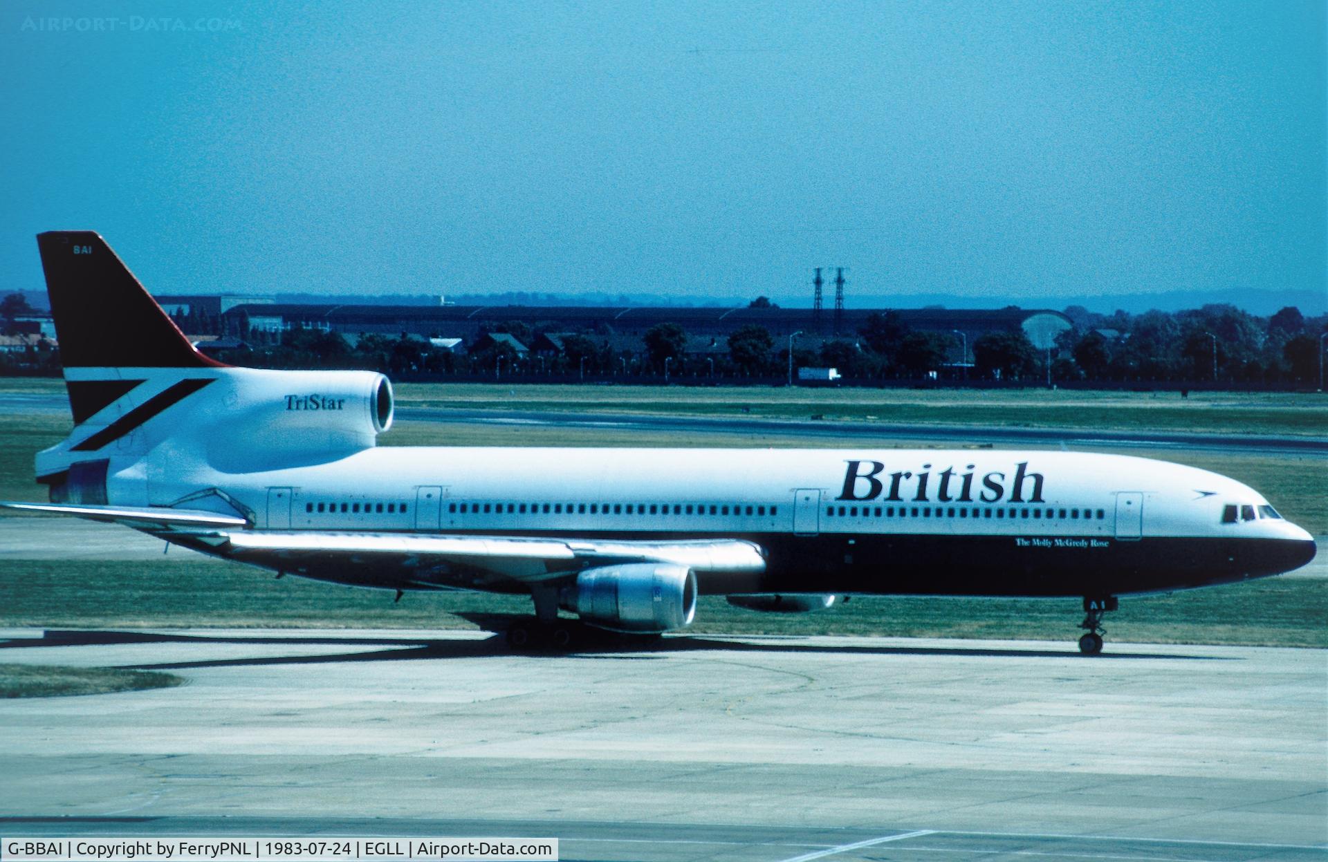 G-BBAI, 1974 Lockheed L-1011-385-1 TriStar 1 C/N 193N-1102, BA L1011