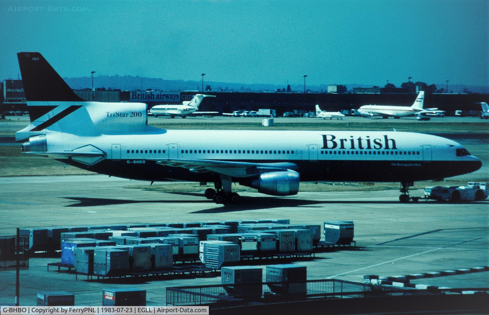 G-BHBO, 1981 Lockheed L-1011-385-1-15 TriStar 200 C/N 193N-1205, British TriStar