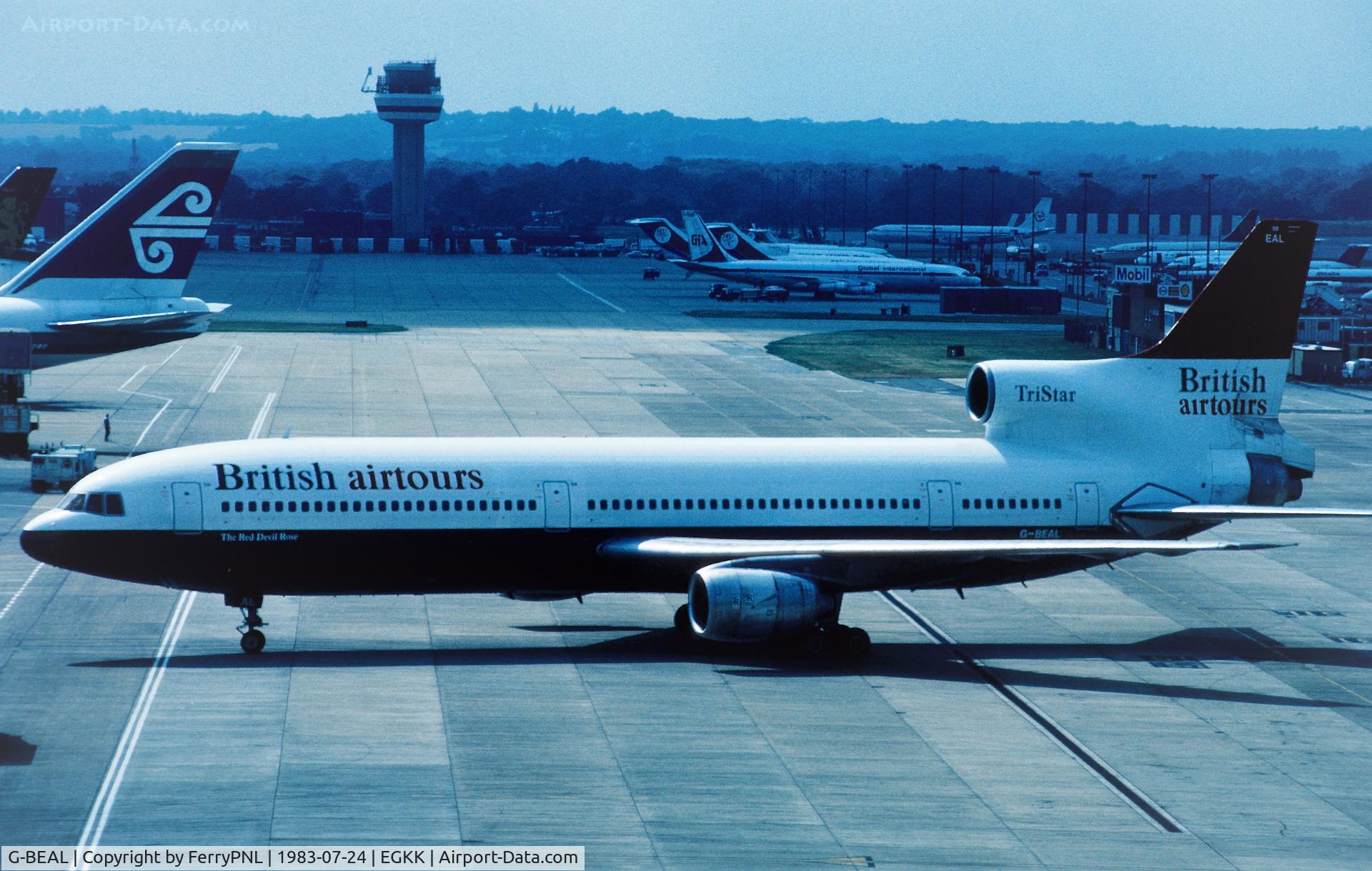 G-BEAL, 1976 Lockheed L-1011-385-1 TriStar 50 C/N 193N-1145, British Airtours L1011