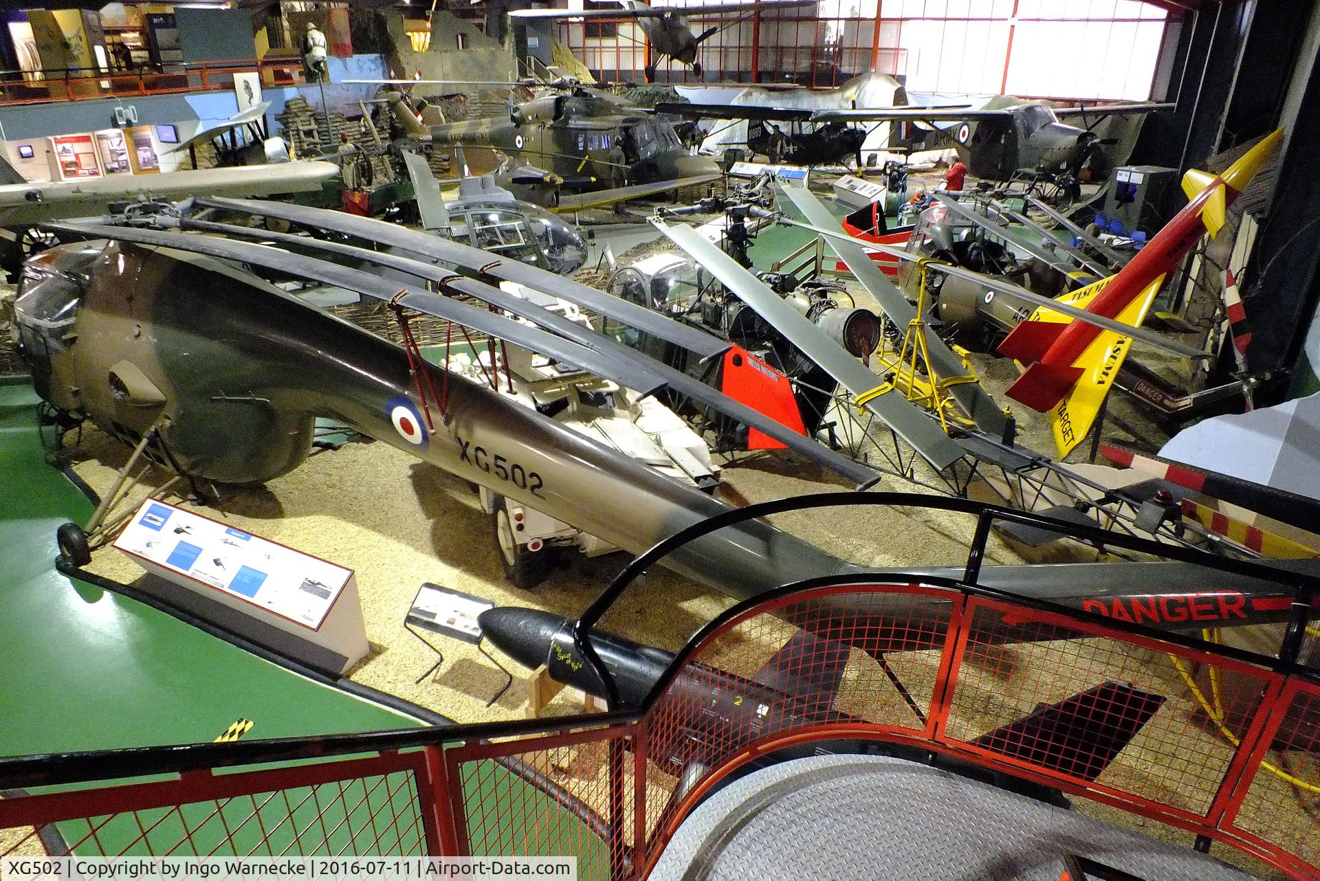 XG502, Bristol 171 Sycamore HR.14 C/N 13247, Bristol 171 Sycamore HR14 at the Museum of Army Flying, Middle Wallop