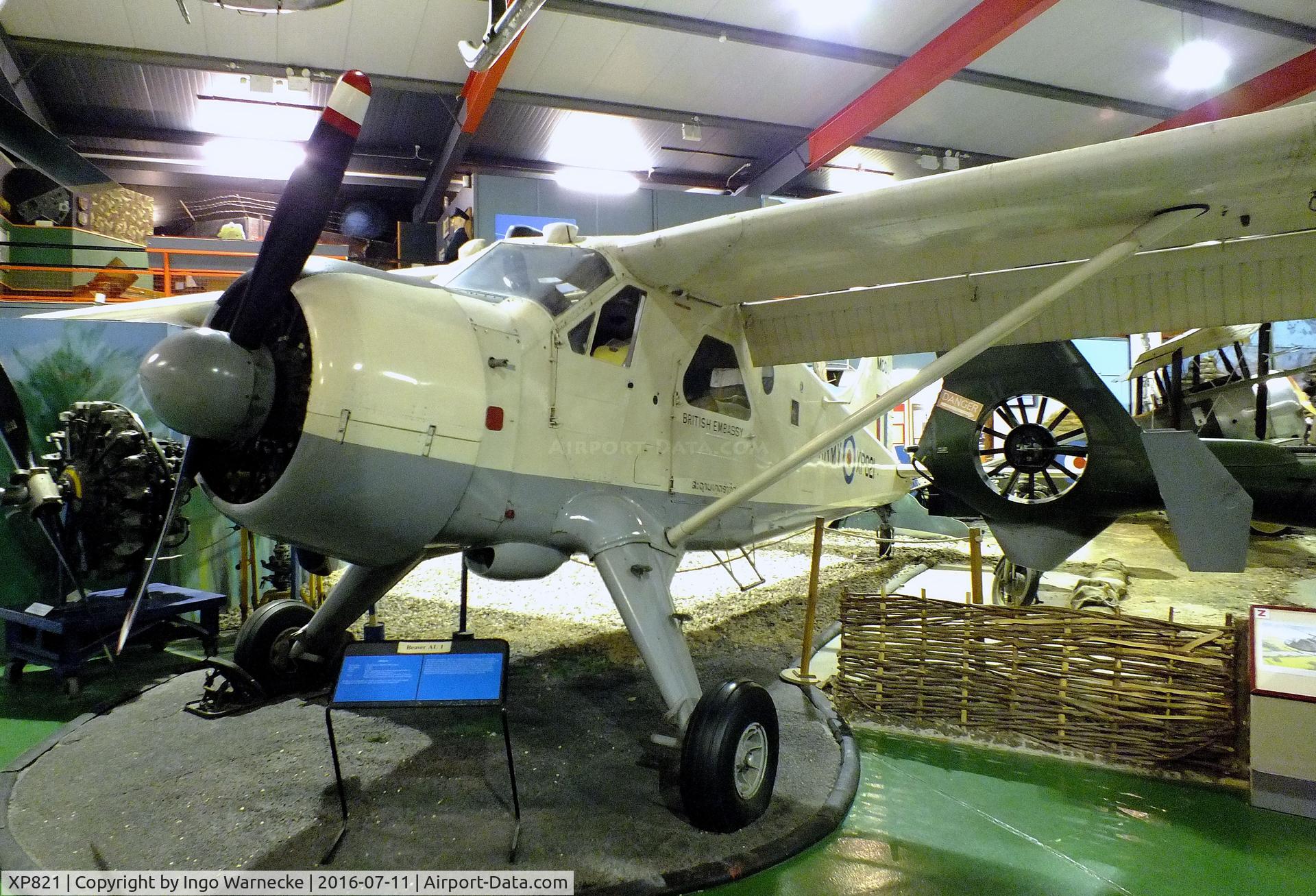 XP821, De Havilland Canada DHC-2 Beaver AL.1 C/N 1484, De Havilland Canada DHC-2 Beaver AL1 at the Museum of Army Flying, Middle Wallop