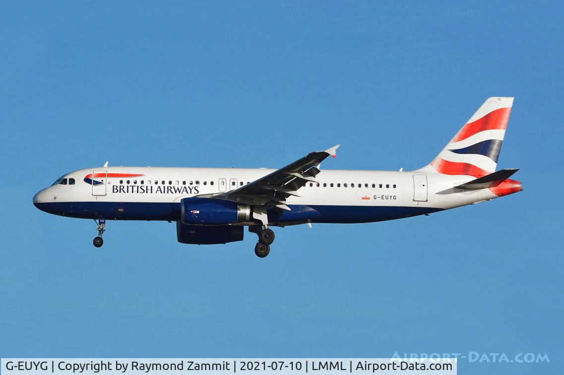 G-EUYG, 2010 Airbus A320-232 C/N 4238, A320 G-EUYG British Airways