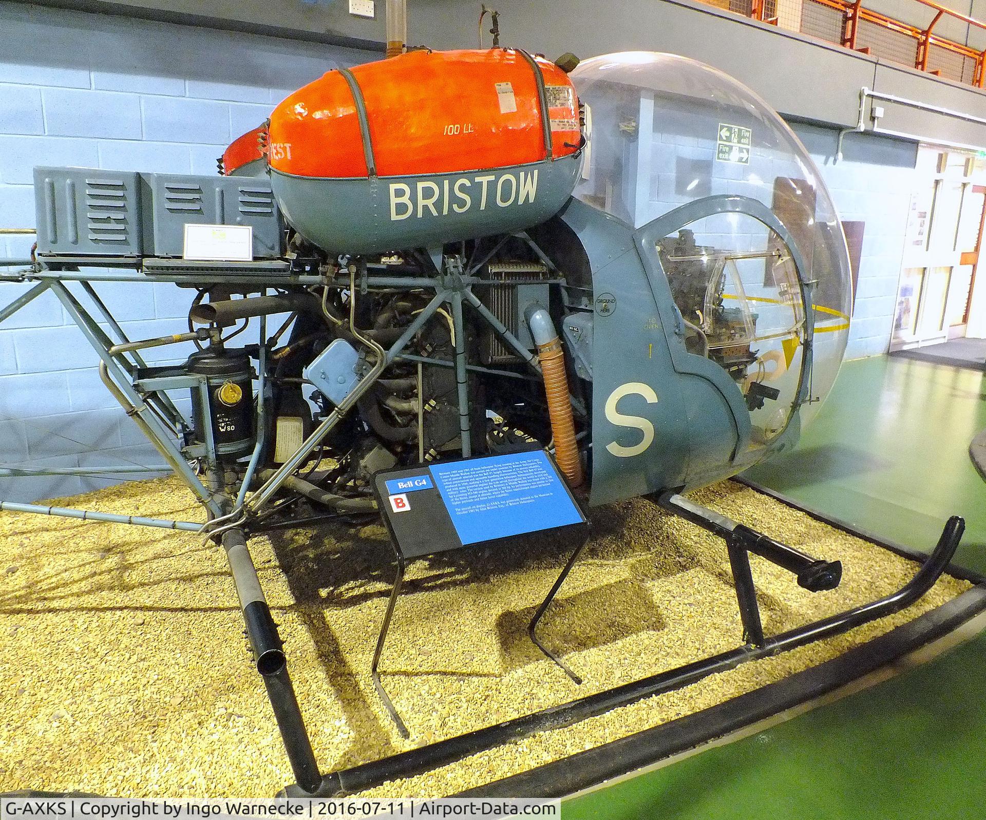 G-AXKS, 1969 Westland AB-47G-4A C/N WA723, Bell (Westland) AB-47G-4A Sioux at the Museum of Army Flying, Middle Wallop
