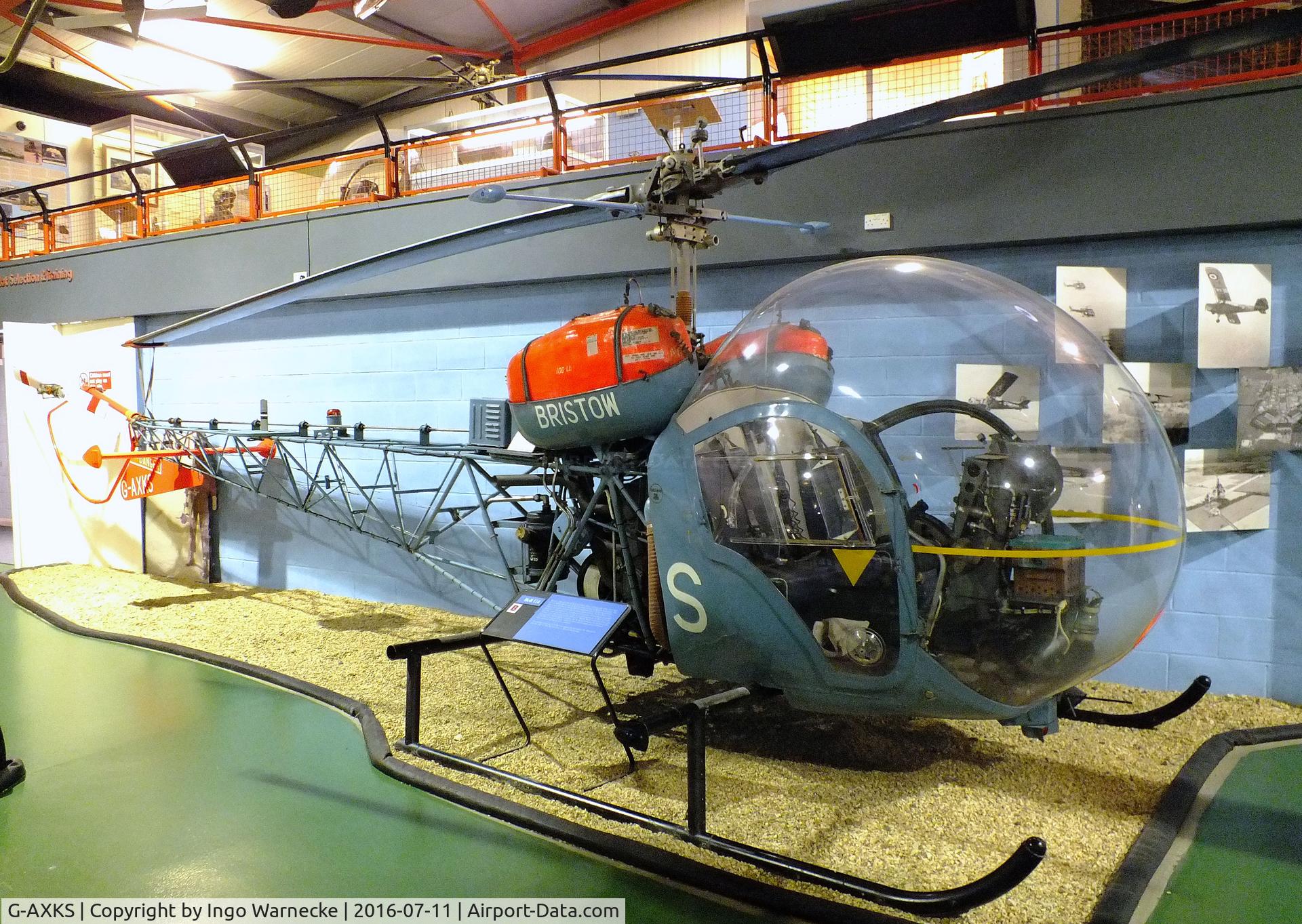 G-AXKS, 1969 Westland AB-47G-4A C/N WA723, Bell (Westland) AB-47G-4A Sioux at the Museum of Army Flying, Middle Wallop