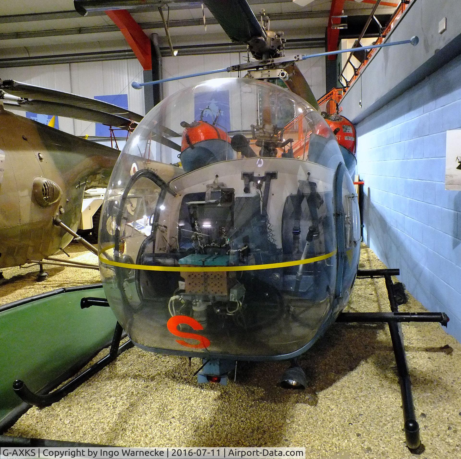 G-AXKS, 1969 Westland AB-47G-4A C/N WA723, Bell (Westland) AB-47G-4A Sioux at the Museum of Army Flying, Middle Wallop