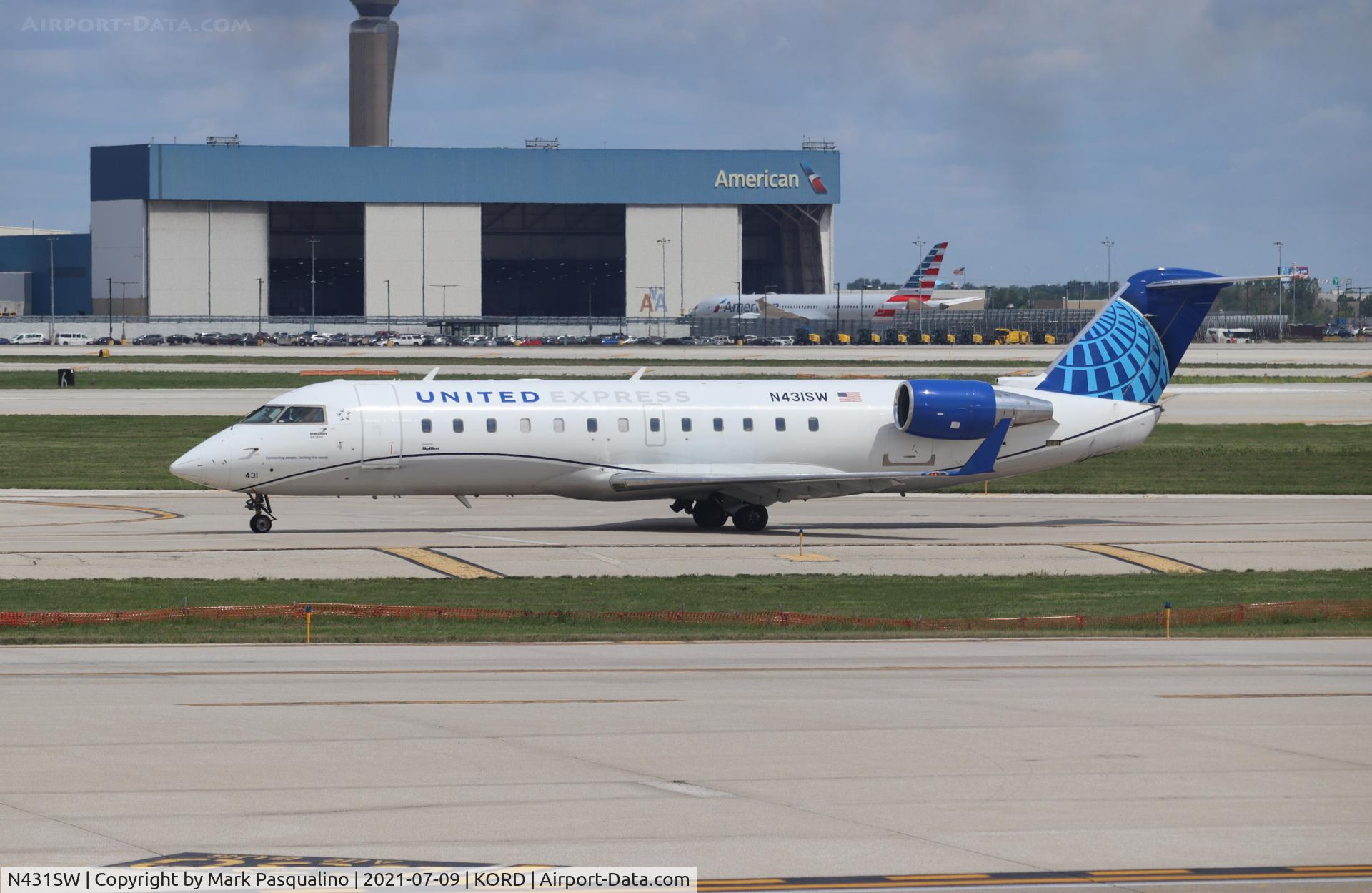 N431SW, 2001 Bombardier CRJ-200LR (CL-600-2B19) C/N 7536, CL-600-2B19