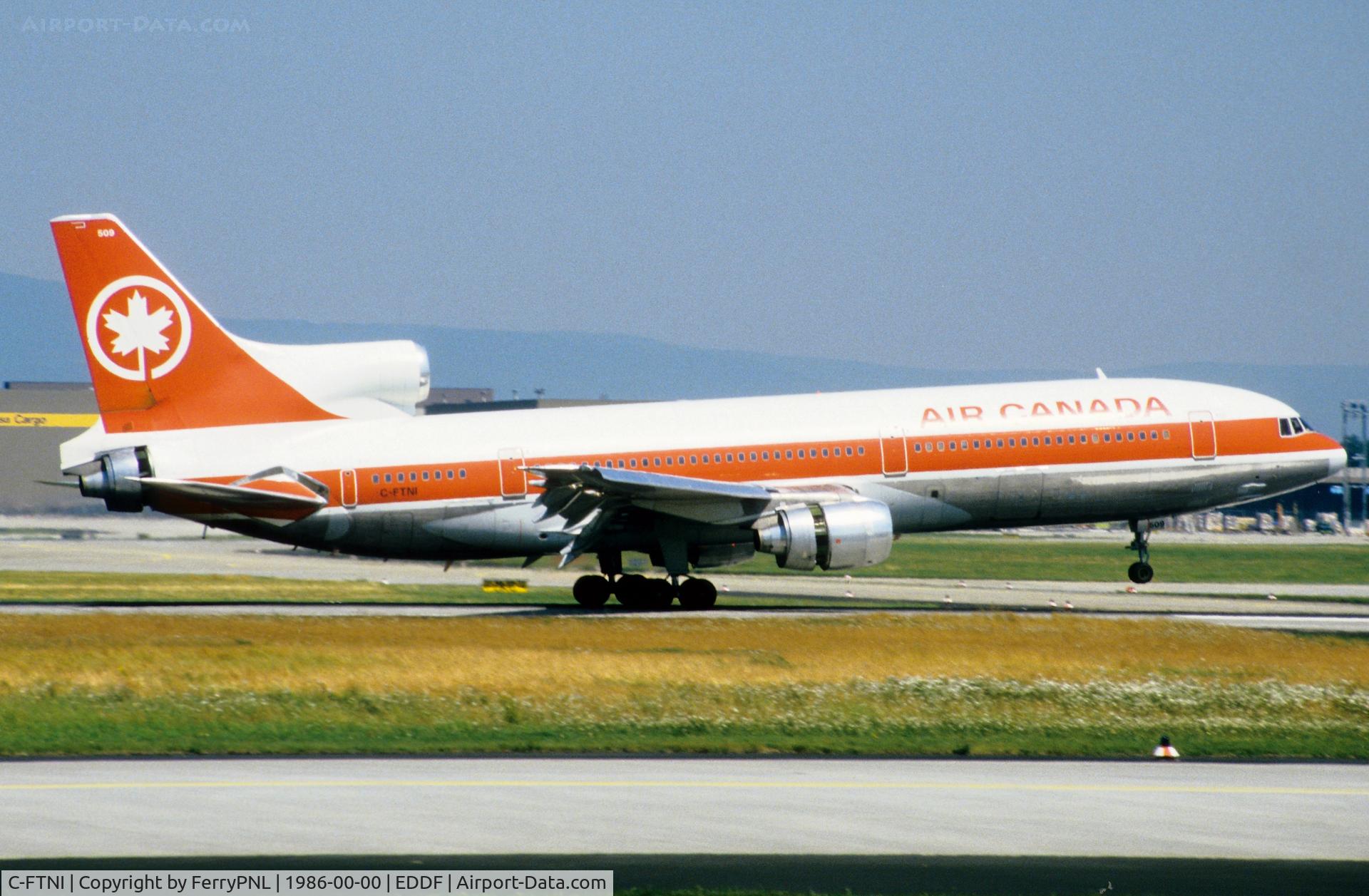 C-FTNI, 1973 Lockheed L-1011-385-1-15 TriStar 100 C/N 193E-1058, Air Canada L1011 landing
