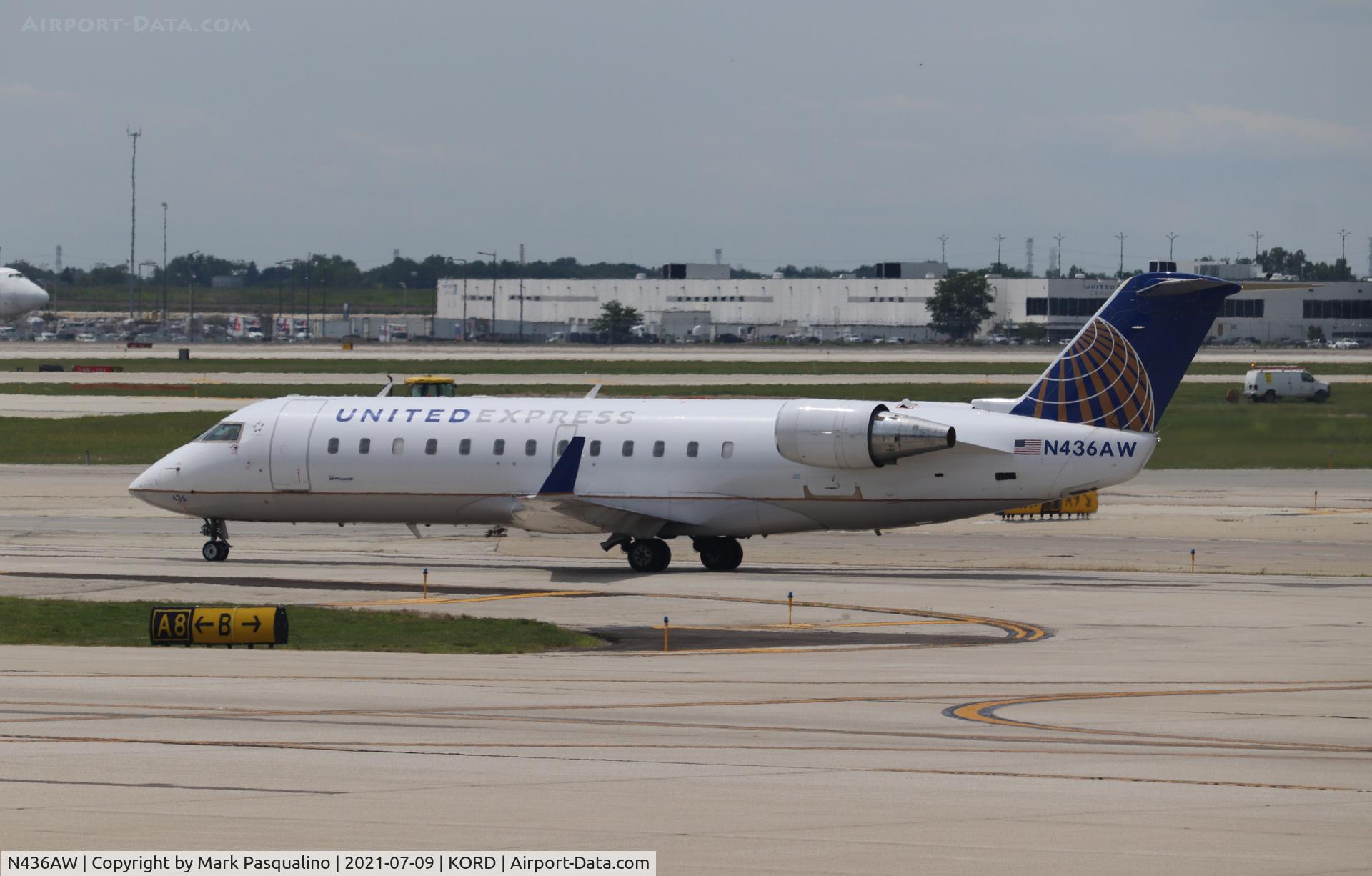 N436AW, 2002 Bombardier CRJ-200LR (CL-600-2B19) C/N 7734, CL-600-2B19