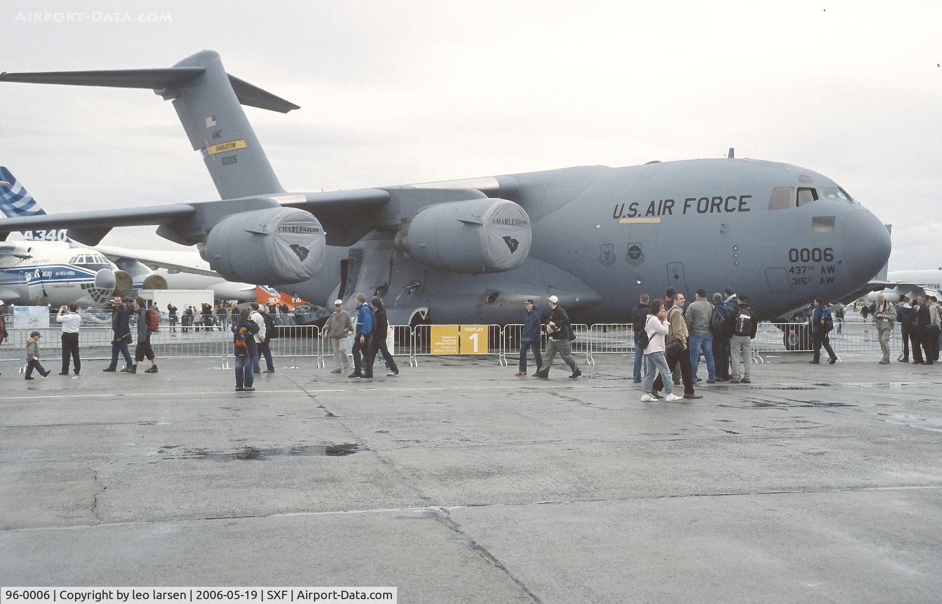 96-0006, 1996 McDonnell Douglas C-17A Globemaster III C/N P-38, Berlin ILA 19.5.2006