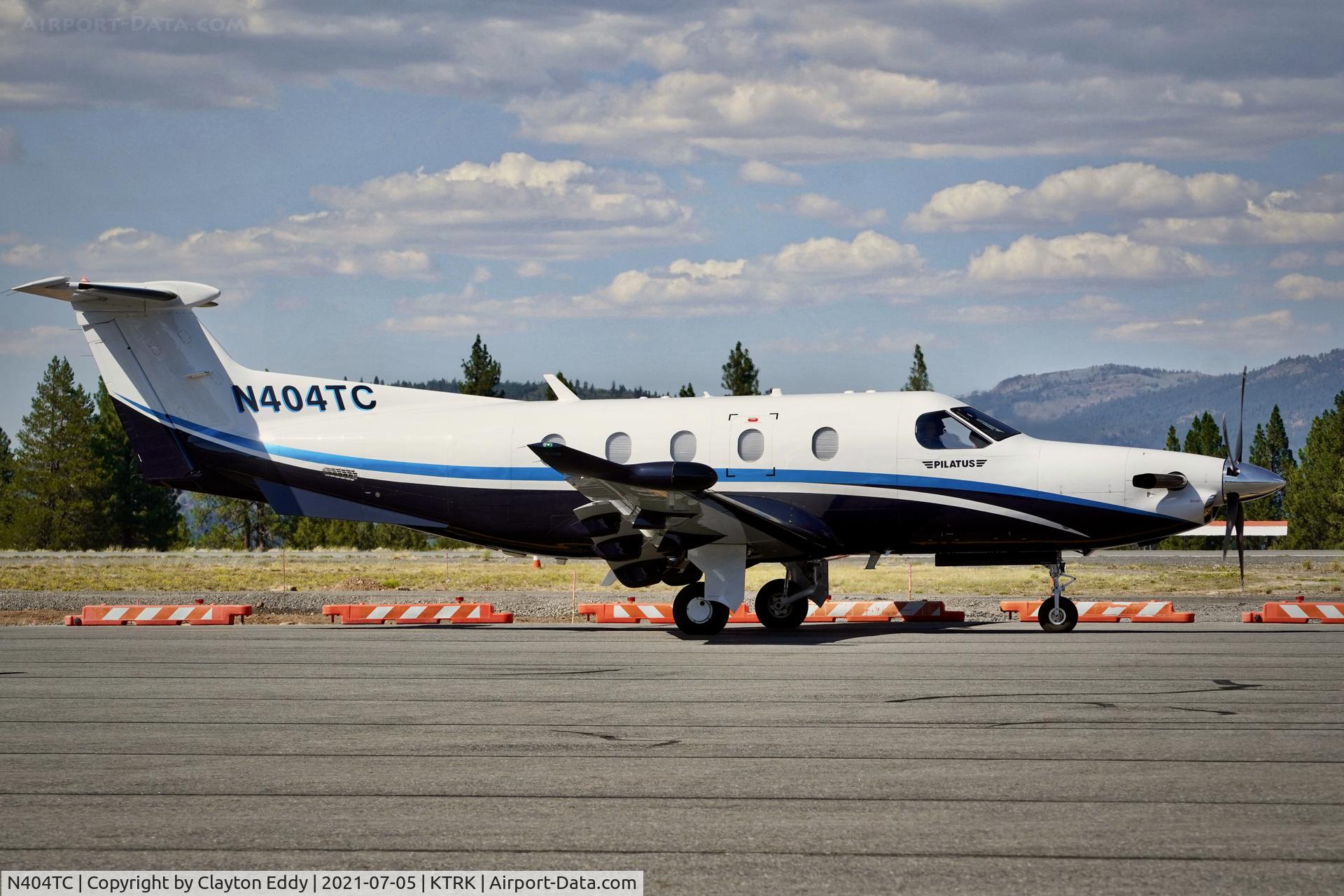 N404TC, 2017 Pilatus PC-12/47E C/N 1743, Truckee airport California 2021.