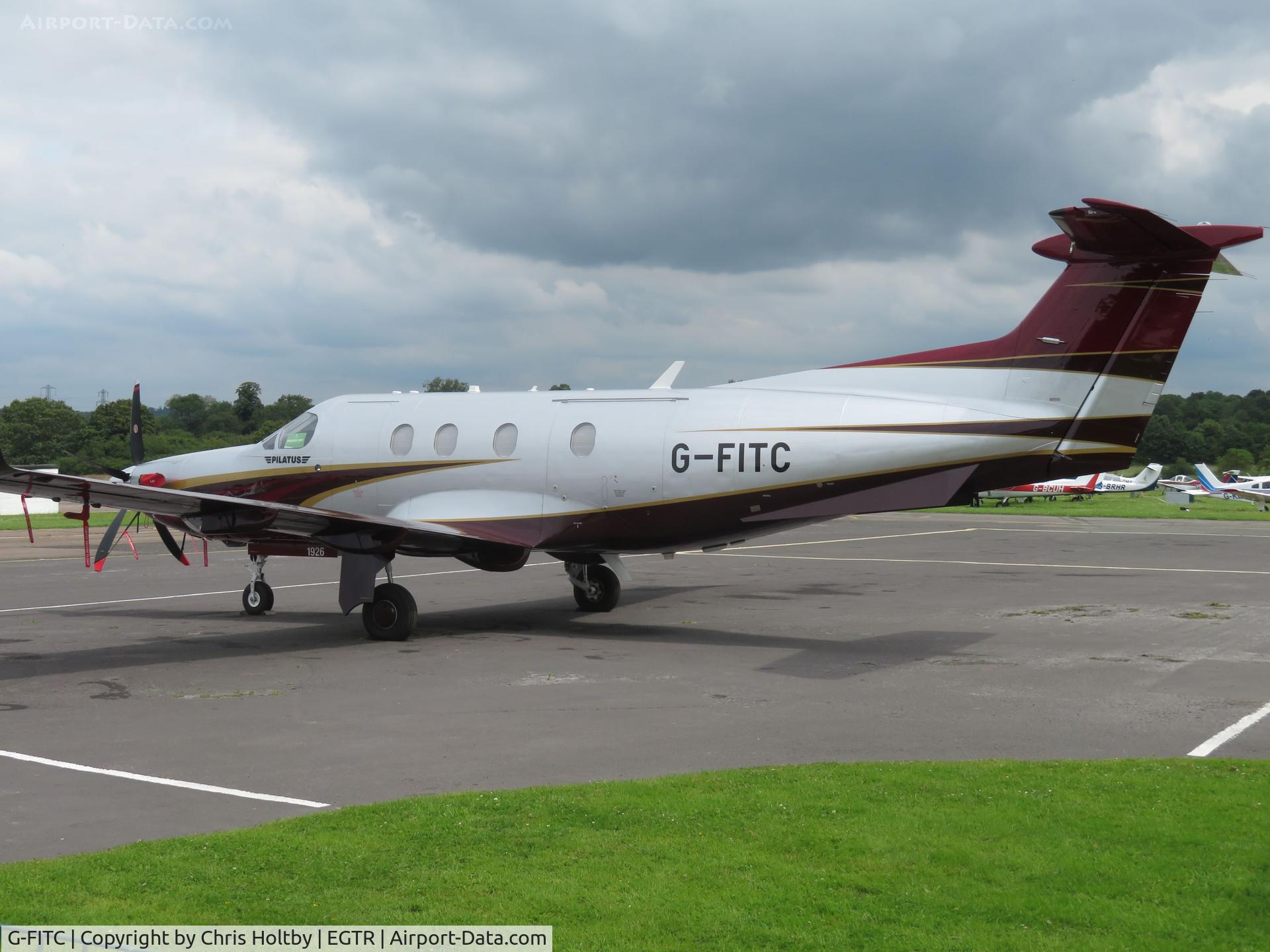 G-FITC, 2019 Pilatus PC-12/47E C/N 1926, Parked at Elstree