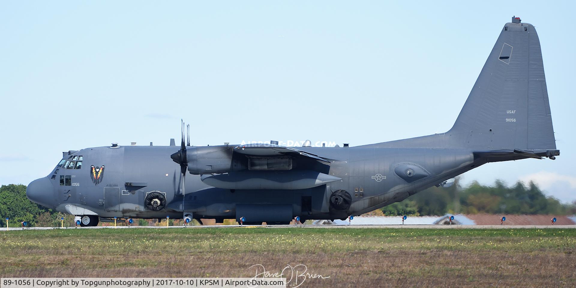 89-1056, 1989 Lockheed AC-130U Spooky II C/N 382-5205, The business side of the gunship