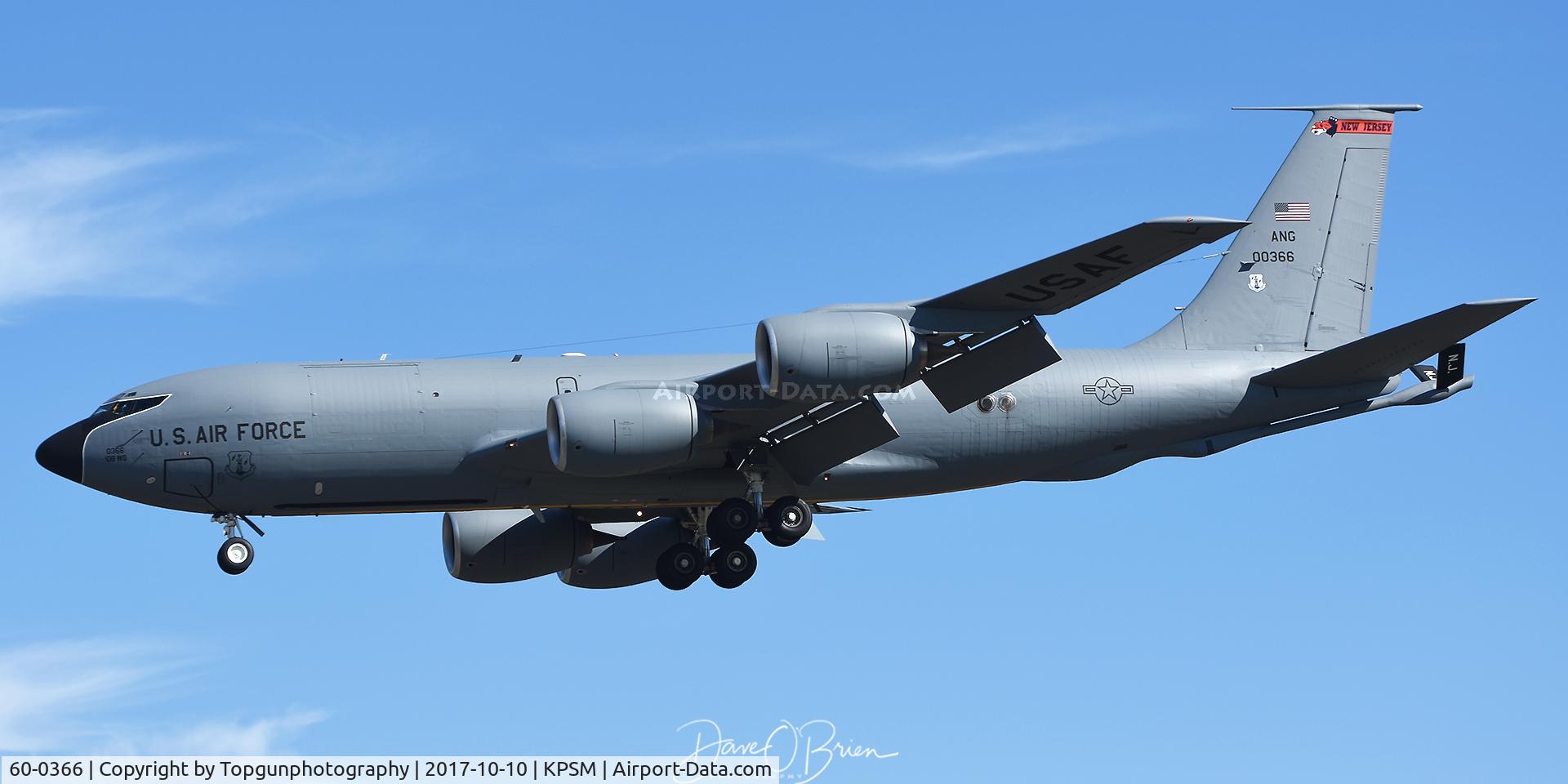 60-0366, 1960 Boeing KC-135R Stratotanker C/N 18141, TOMCAT5 108th ARW