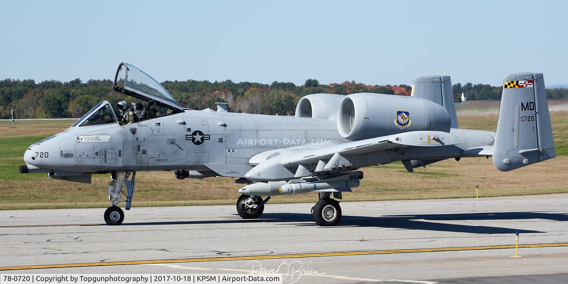 78-0720, 1978 Fairchild Republic A-10C Thunderbolt II C/N A10-0341, RAVEN12