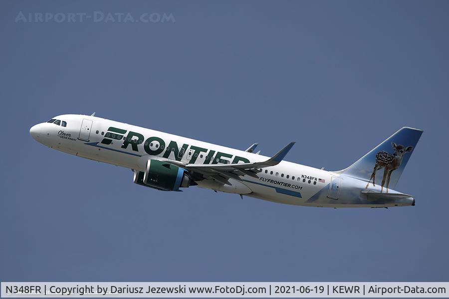 N348FR, 2019 Airbus A320-251N C/N 8954, Airbus A320-251N - Frontier Airlines  C/N 8954, N348FR