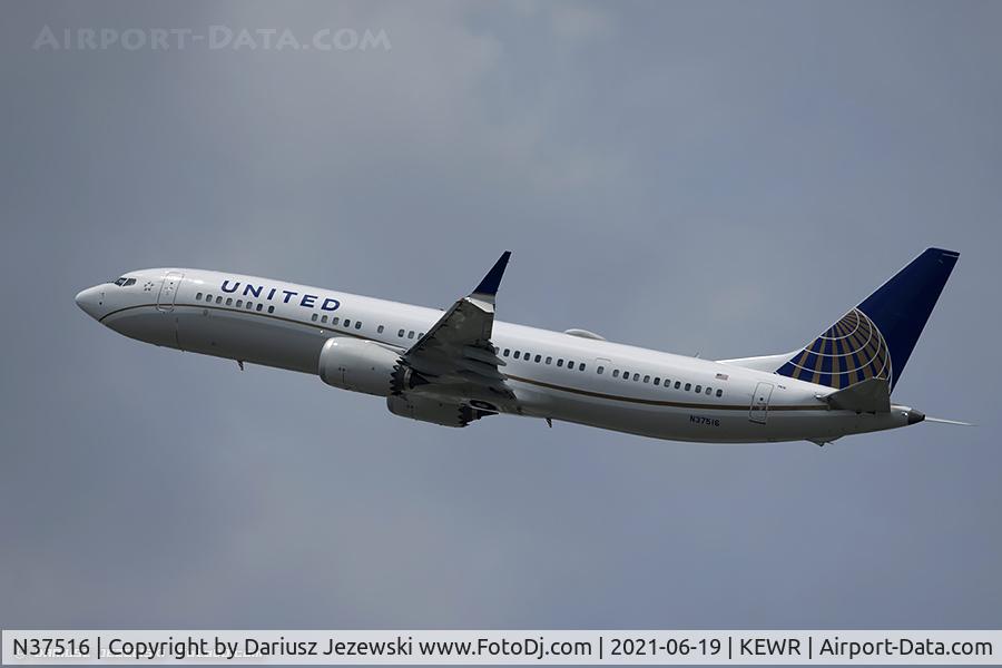 N37516, 2019 Boeing 737-9 MAX C/N 43454, Boeing 737-9 MAX - United Airlines  C/N 43454, N37516