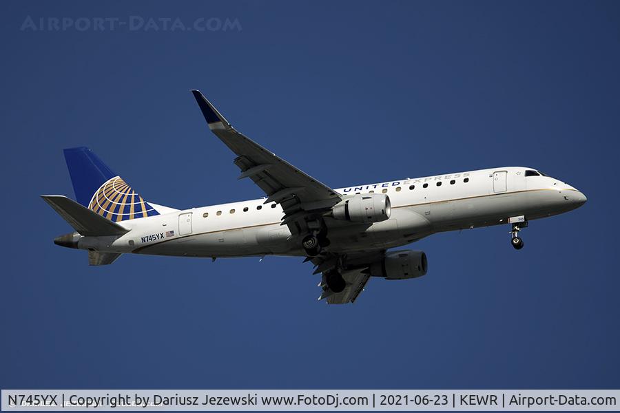 N745YX, 2017 Embraer 175LR (ERJ-170-200LR) C/N 17000670, Embraer ERJ-175 - United Express (Republic Airlines)  C/N 670, N745YX