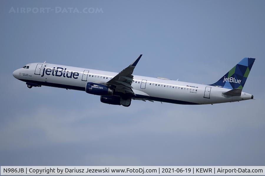 N986JB, 2017 Airbus A321-231 C/N 7907, Airbus A321-231 